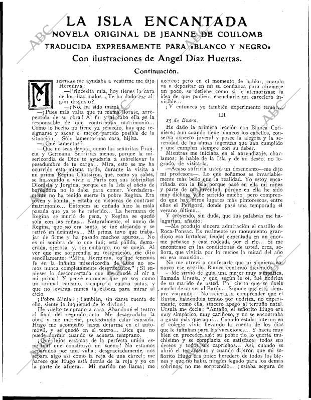 BLANCO Y NEGRO MADRID 31-07-1921 página 13