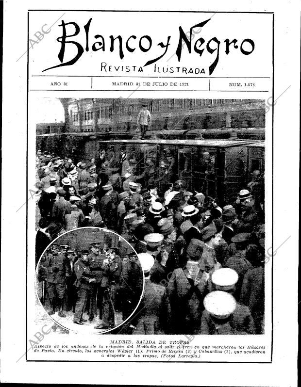 BLANCO Y NEGRO MADRID 31-07-1921 página 3
