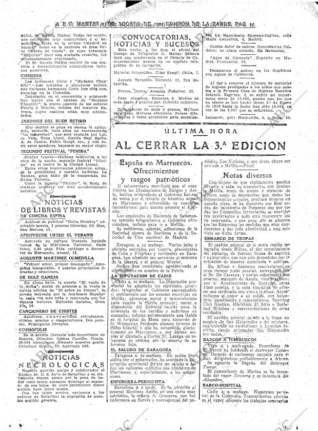 ABC MADRID 02-08-1921 página 15