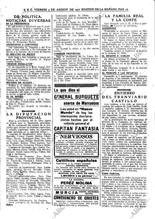 ABC MADRID 05-08-1921 página 12