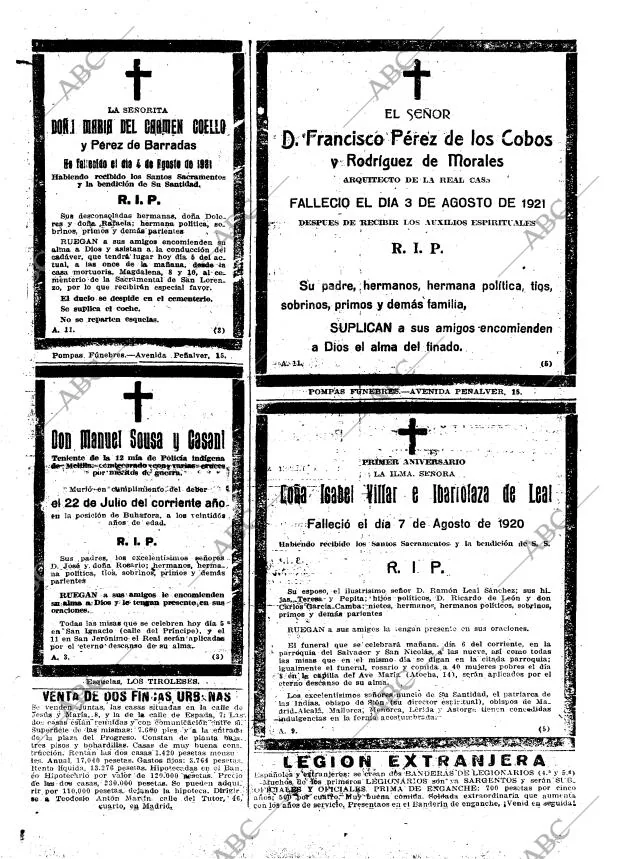 ABC MADRID 05-08-1921 página 20