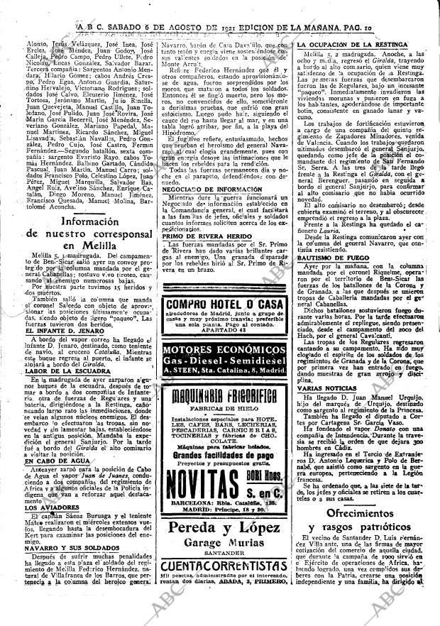 ABC MADRID 06-08-1921 página 10