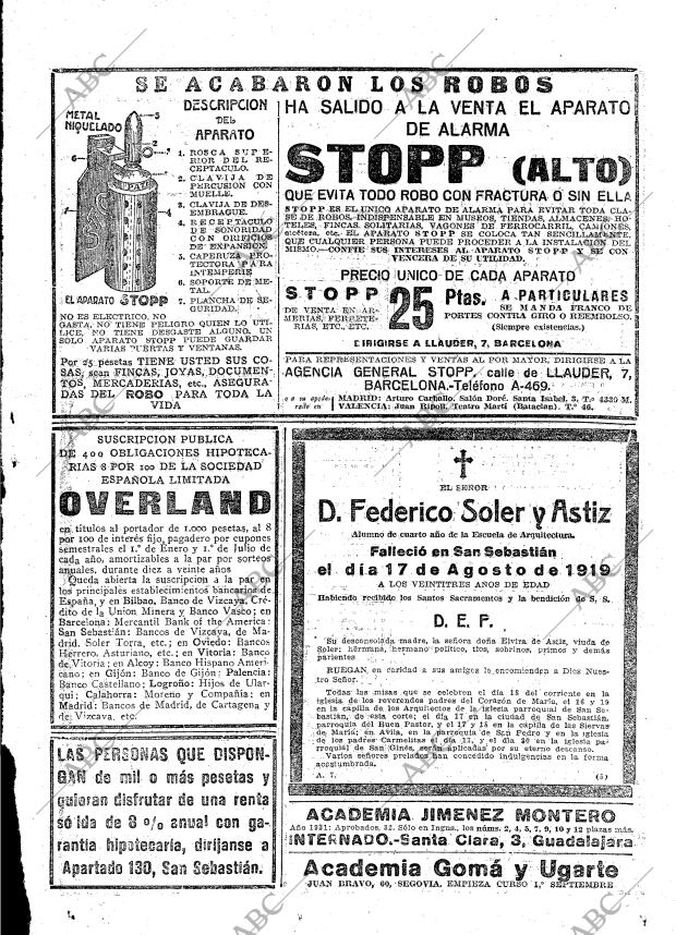 ABC MADRID 16-08-1921 página 21
