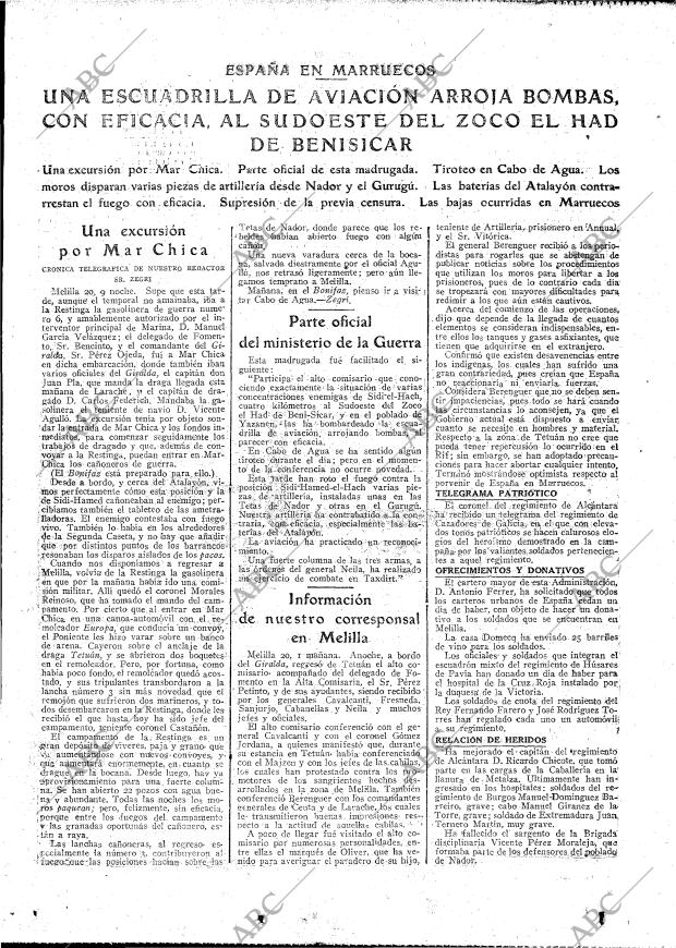 ABC MADRID 21-08-1921 página 15