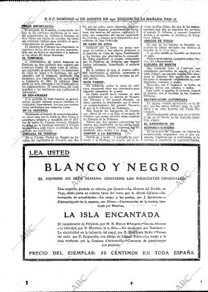 ABC MADRID 21-08-1921 página 16