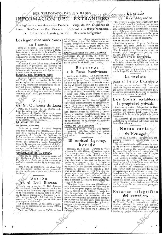 ABC MADRID 21-08-1921 página 24