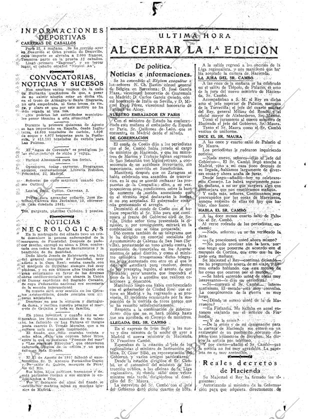 ABC MADRID 22-08-1921 página 16