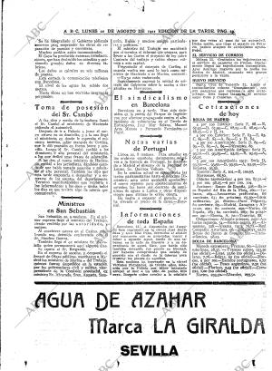 ABC MADRID 22-08-1921 página 19