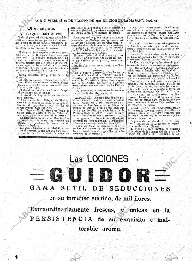 ABC MADRID 26-08-1921 página 10