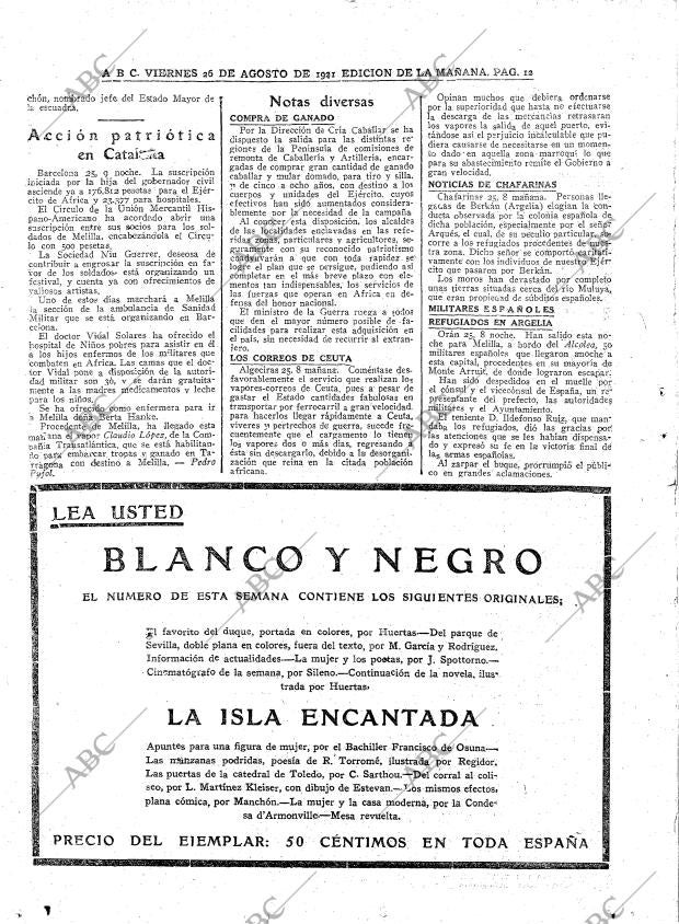 ABC MADRID 26-08-1921 página 12