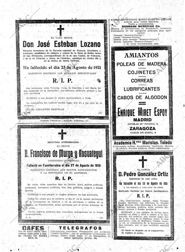 ABC MADRID 26-08-1921 página 20