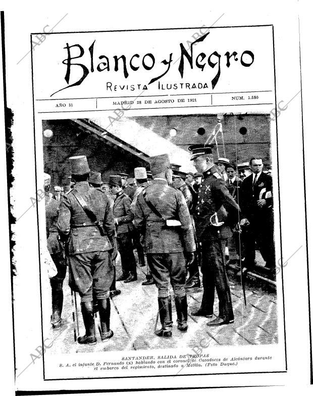 BLANCO Y NEGRO MADRID 28-08-1921 página 3