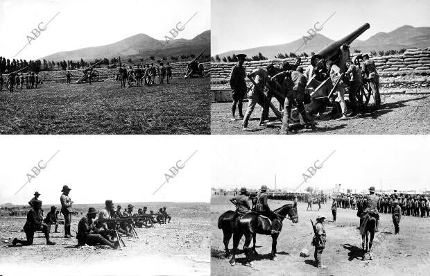 Dese nuestro campo La cuarta Bateria de Cañones de B. C