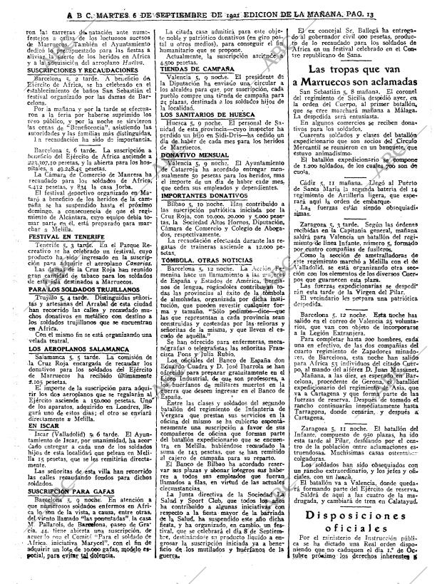 ABC MADRID 06-09-1921 página 13