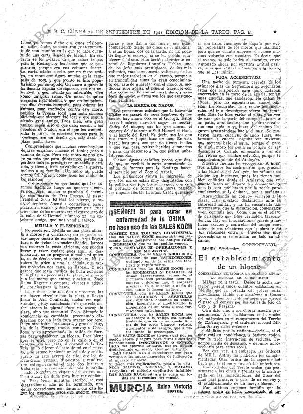 ABC MADRID 12-09-1921 página 8