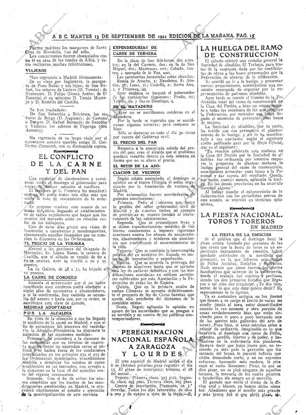 ABC MADRID 13-09-1921 página 15