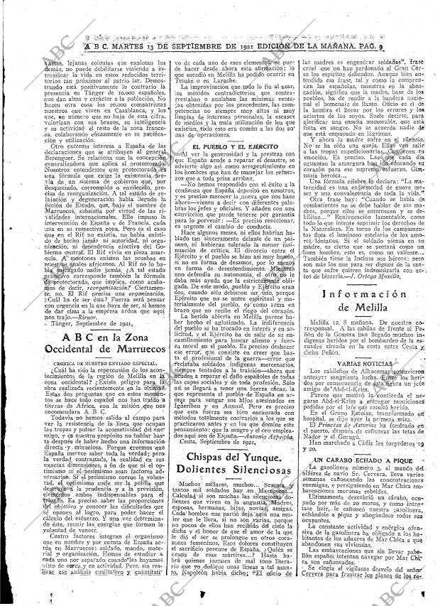 ABC MADRID 13-09-1921 página 9