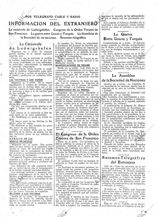 ABC MADRID 23-09-1921 página 15