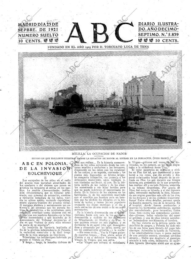 ABC MADRID 23-09-1921 página 3