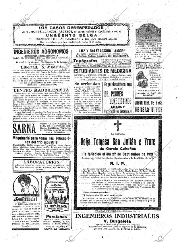 ABC MADRID 28-09-1921 página 26