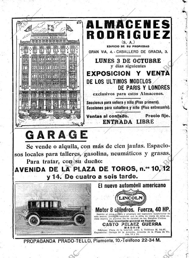 ABC MADRID 29-09-1921 página 2