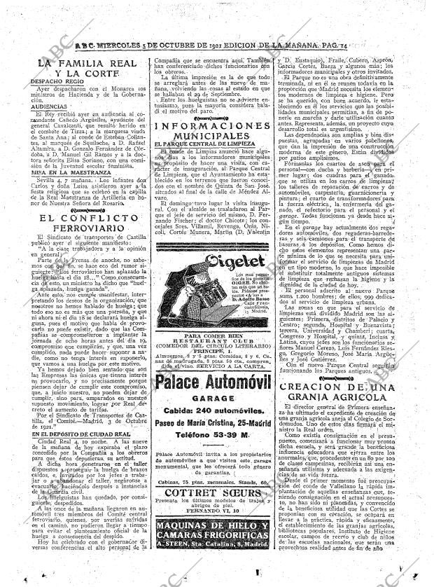 ABC MADRID 05-10-1921 página 14