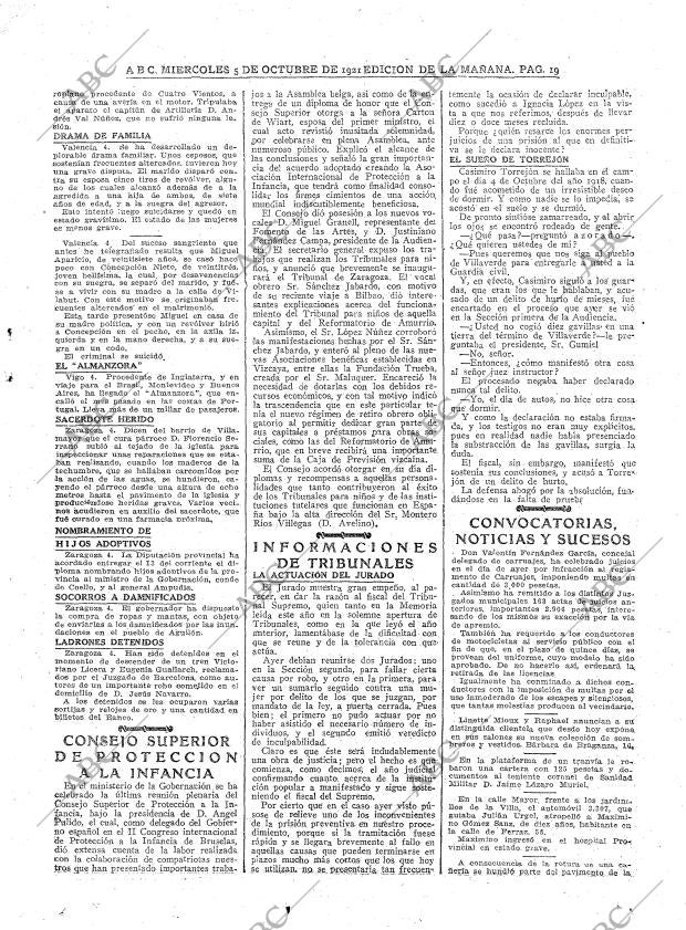 ABC MADRID 05-10-1921 página 19