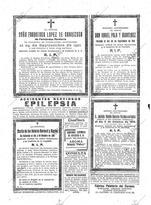 ABC MADRID 05-10-1921 página 23
