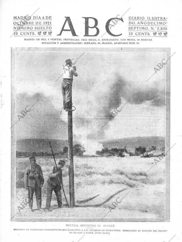 ABC MADRID 06-10-1921 página 1