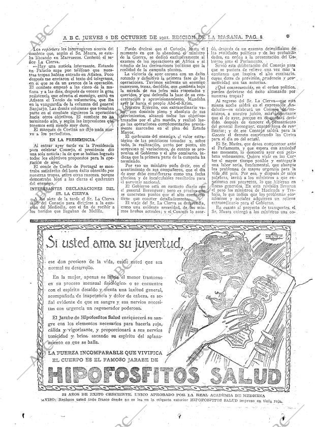 ABC MADRID 06-10-1921 página 8