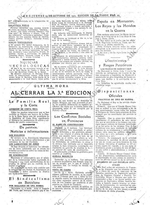 ABC MADRID 13-10-1921 página 20