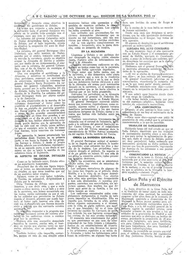 ABC MADRID 15-10-1921 página 11