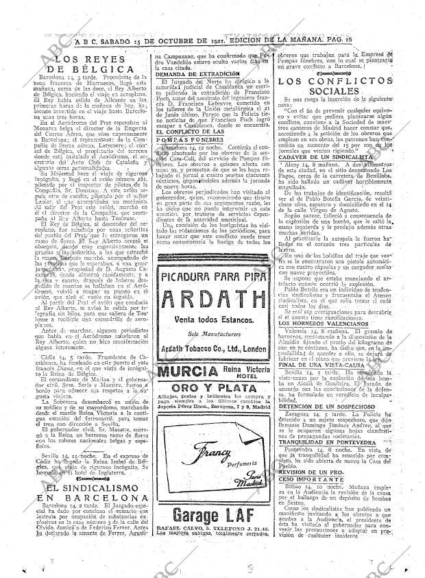 ABC MADRID 15-10-1921 página 16