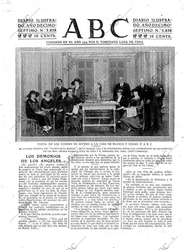 ABC MADRID 15-10-1921 página 3