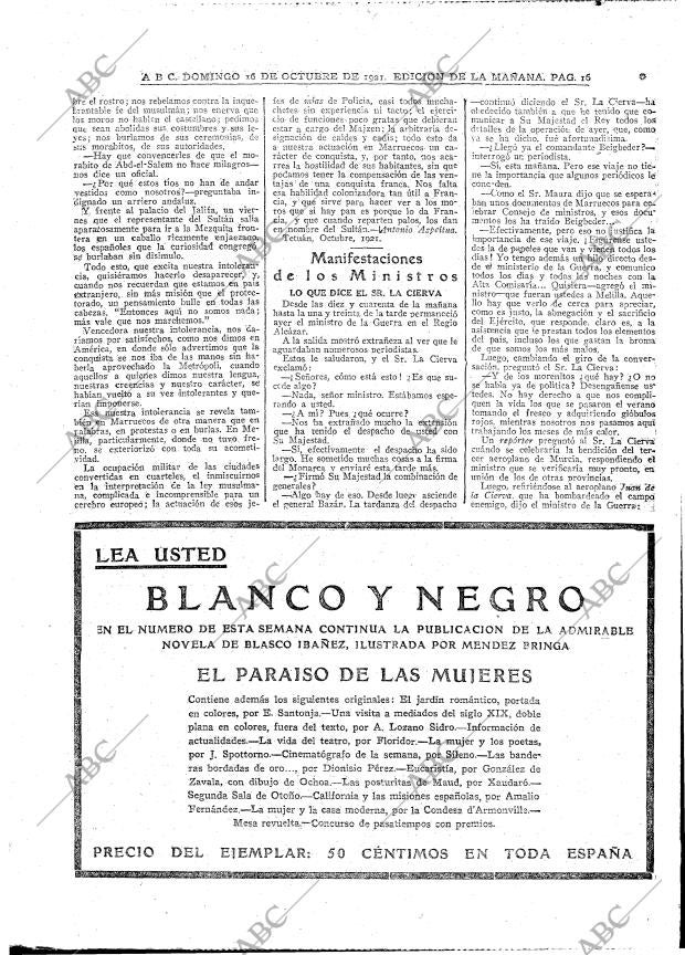ABC MADRID 16-10-1921 página 16