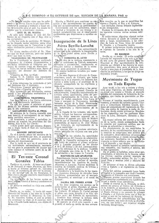 ABC MADRID 16-10-1921 página 17