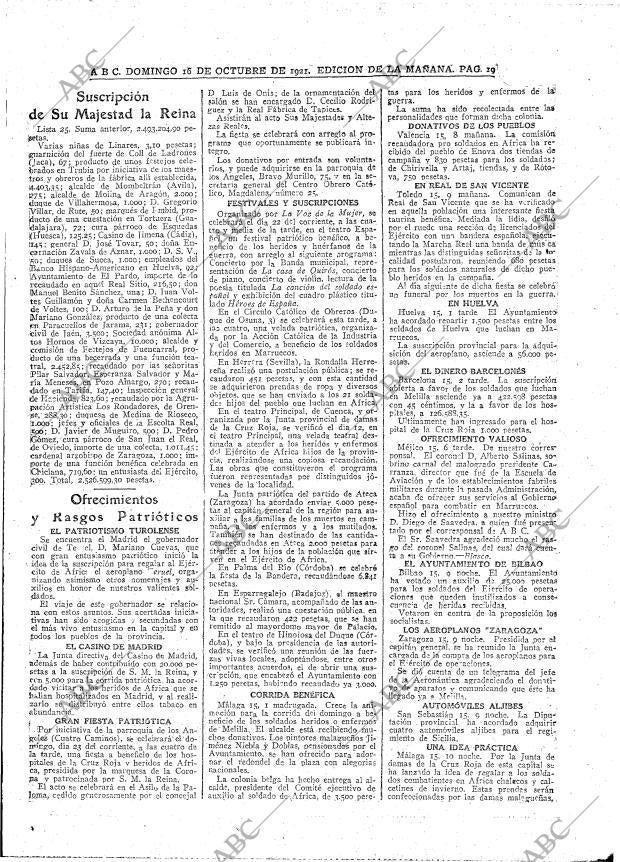 ABC MADRID 16-10-1921 página 19