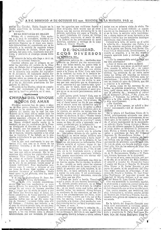 ABC MADRID 16-10-1921 página 21