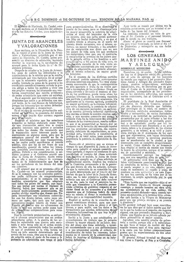 ABC MADRID 16-10-1921 página 23