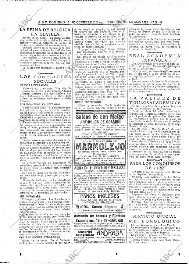 ABC MADRID 16-10-1921 página 26