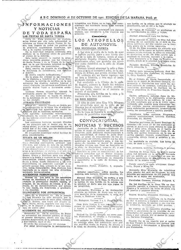 ABC MADRID 16-10-1921 página 30