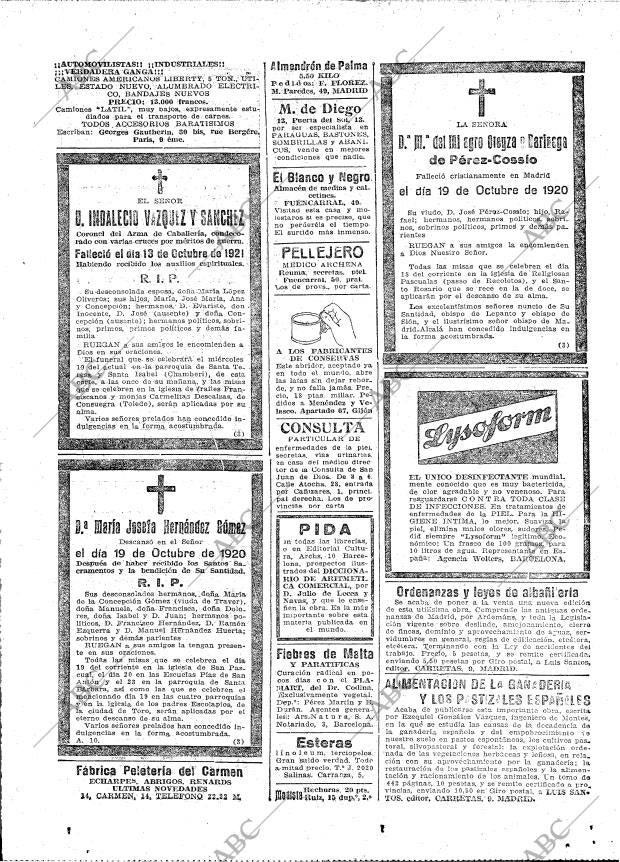 ABC MADRID 16-10-1921 página 36