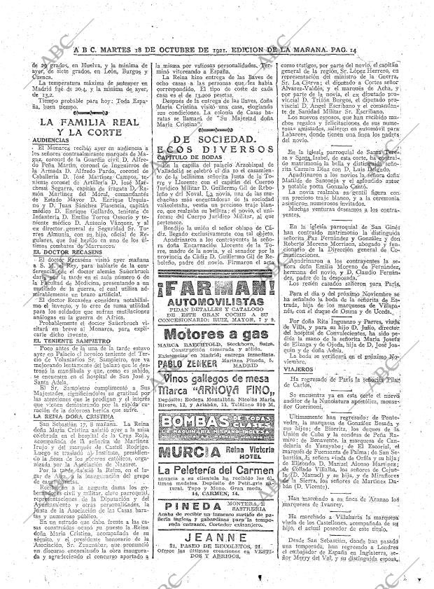 ABC MADRID 18-10-1921 página 14