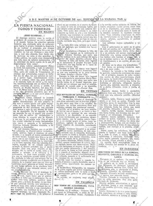 ABC MADRID 18-10-1921 página 19