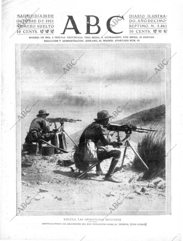 ABC MADRID 20-10-1921 página 1