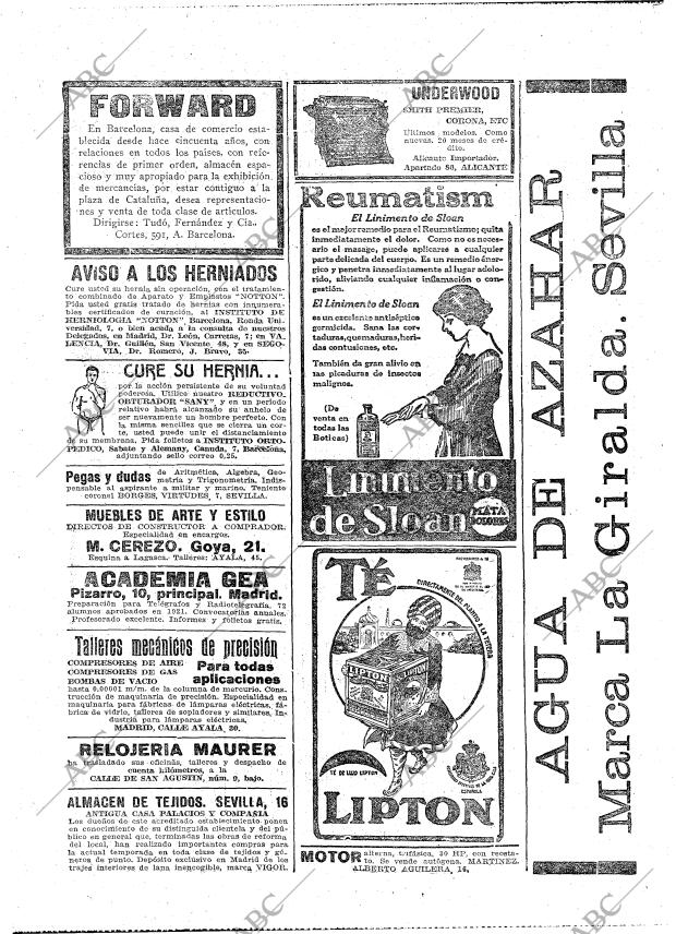 ABC MADRID 23-10-1921 página 38