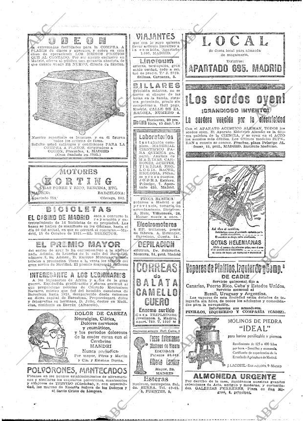 ABC MADRID 23-10-1921 página 40