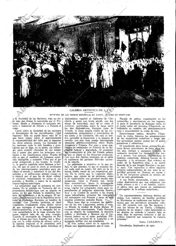 ABC MADRID 23-10-1921 página 6