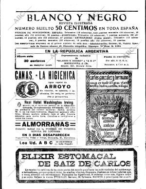 BLANCO Y NEGRO MADRID 23-10-1921 página 2