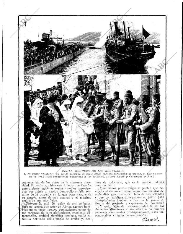 BLANCO Y NEGRO MADRID 23-10-1921 página 6